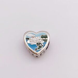 Pandora Mississippi Heart Charm S925 Sterling silver